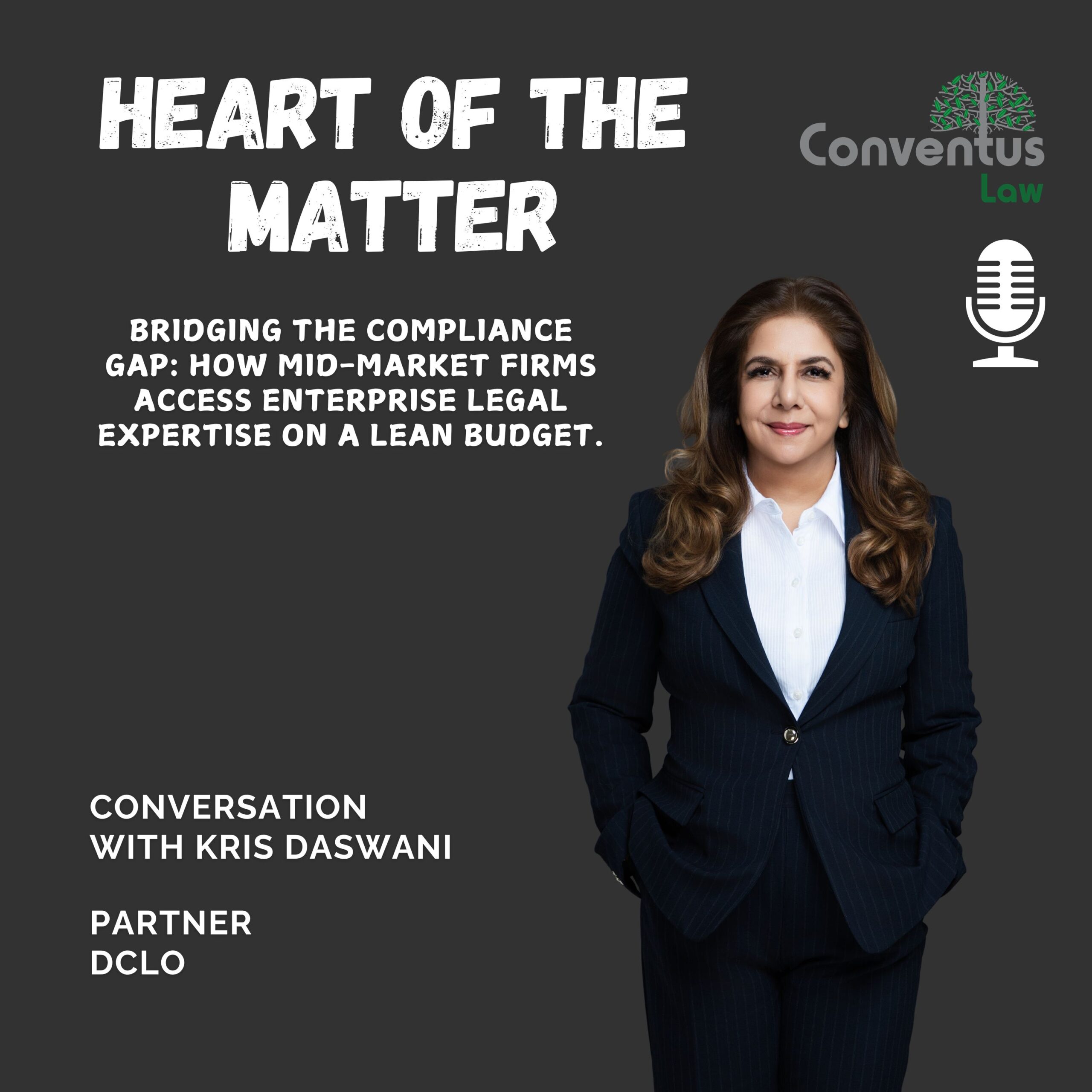 Bridging the Compliance Gap: How Mid-Market Firms Access Enterprise Legal Expertise on a Lean Budget. Learn how smaller financial firms can navigate complex regulations using fractional legal models. Kris Diswani (DCLO) reveals the secret to 'institutional-grade' compliance without the massive legal department overhead.